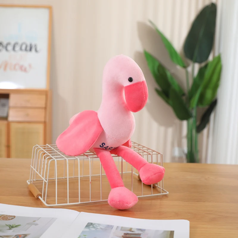 15cm/25cm Cute Pink Flamingo Plush Toys Soft Cartoon Flamingo for Kids&Girlfriend Holiday Birthday Xmas Gifts Home Decor