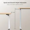 Electric Height Adjustable Standing Desk Large 55 x 24 Inches Sit Stand up Desk Home Office Computer, Computers Desks 3