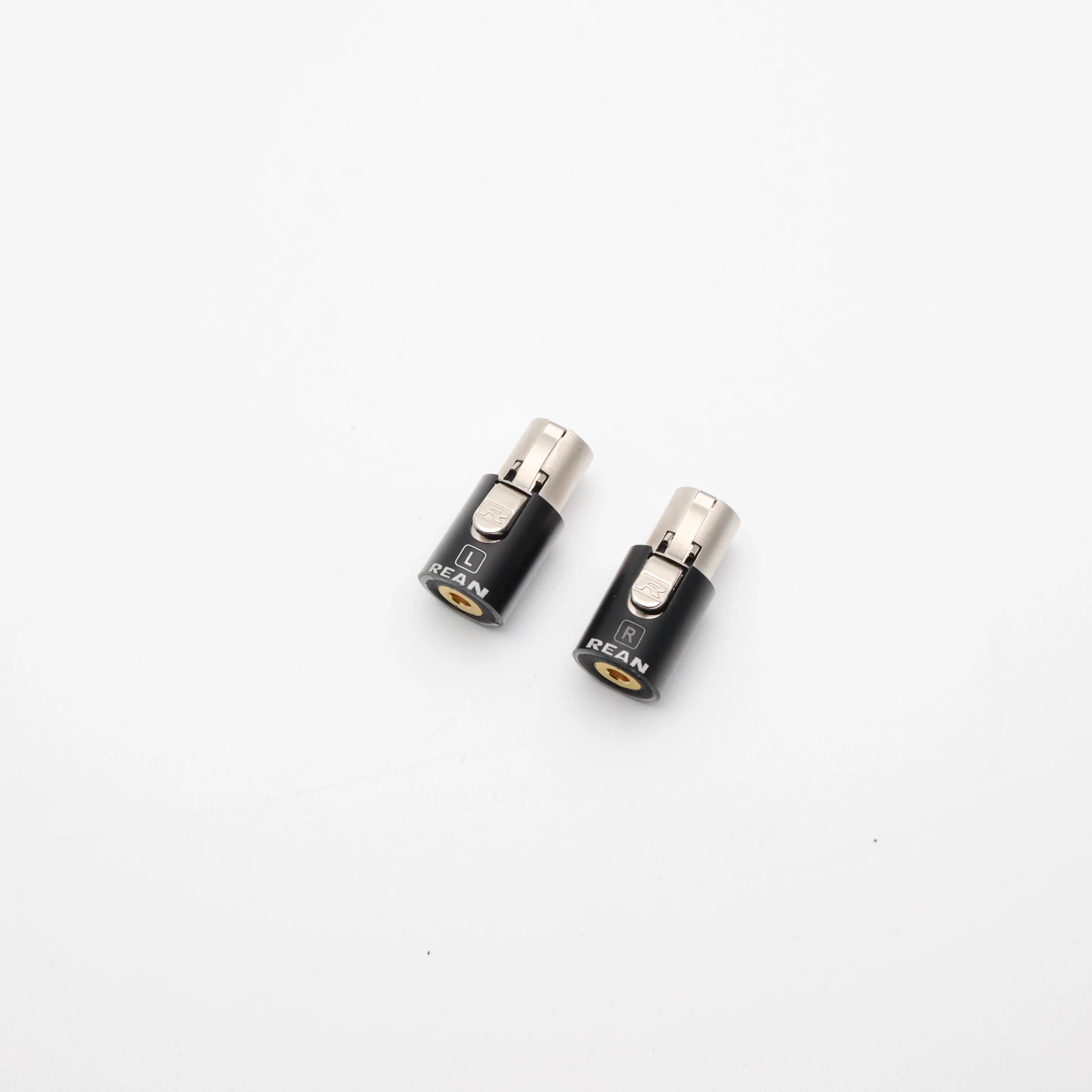Super Short Audeze 1266 Meze Thror Zmf Headphone Male To MMCX 0.78MM FLAT/NOTCH 3.5MM FEMALE Adapter Connector Adaptor 1 Pair