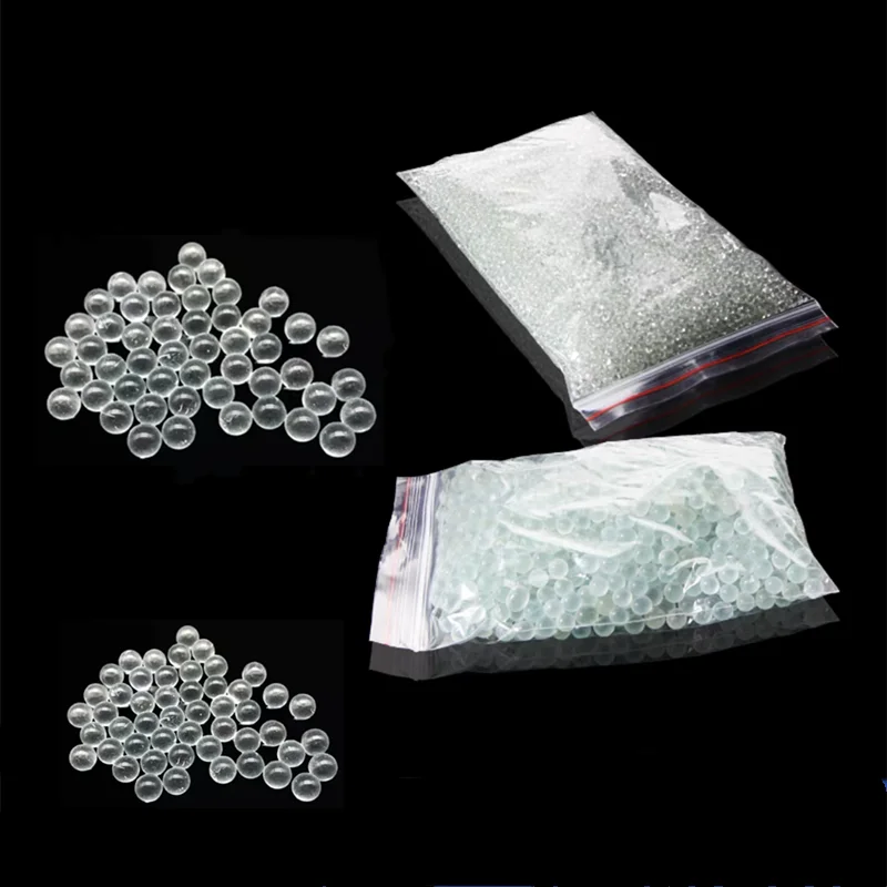 1000pcs/Lot 3mm 4mm 5mm 5mm 7mm Lab prevent splashing glass ball Test shock solid beads Prevent Boiling Glass Beads glass marbles lab glass beads