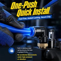 5PCS PL Series Straight Pneumatic Fittings - 12mm Hose to 1/8" 1/4" 3/8" 1/2" Thread Air Pipe Quick Connector for Compressor 4