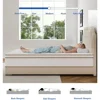 King Size Mattress,12 Inch Hybrid Mattress in a Box with Gel Memory Foam,Individually Wrapped Pocket Coils Innerspring,Pressure 2