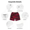 Men Board Shorts Red Camo Casual Swim Trunks Army Camouflage Breathable Sportswear Hot Plus Size Beach Short Pants 5