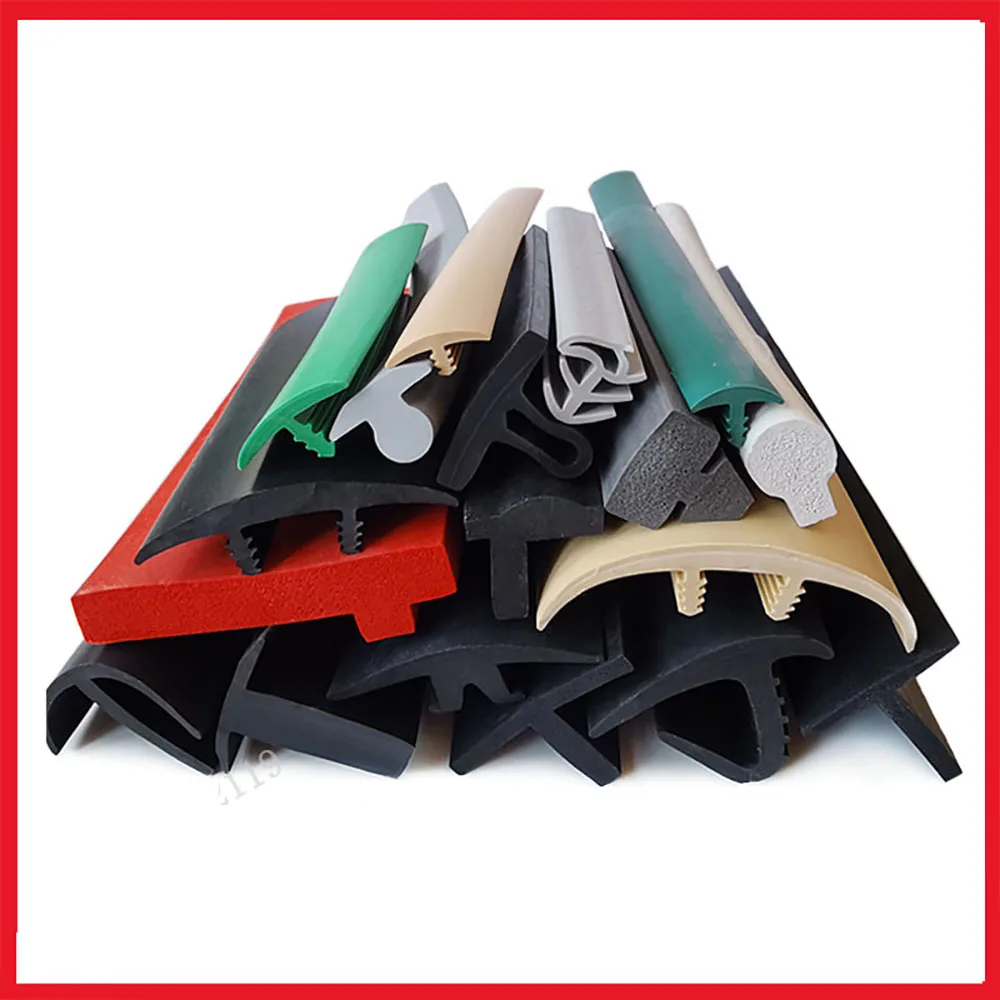 Door Seal Strip Window Seal Strip Sealing Strip Door Window Gap Weatherstrip Silicone Rubber T Shape