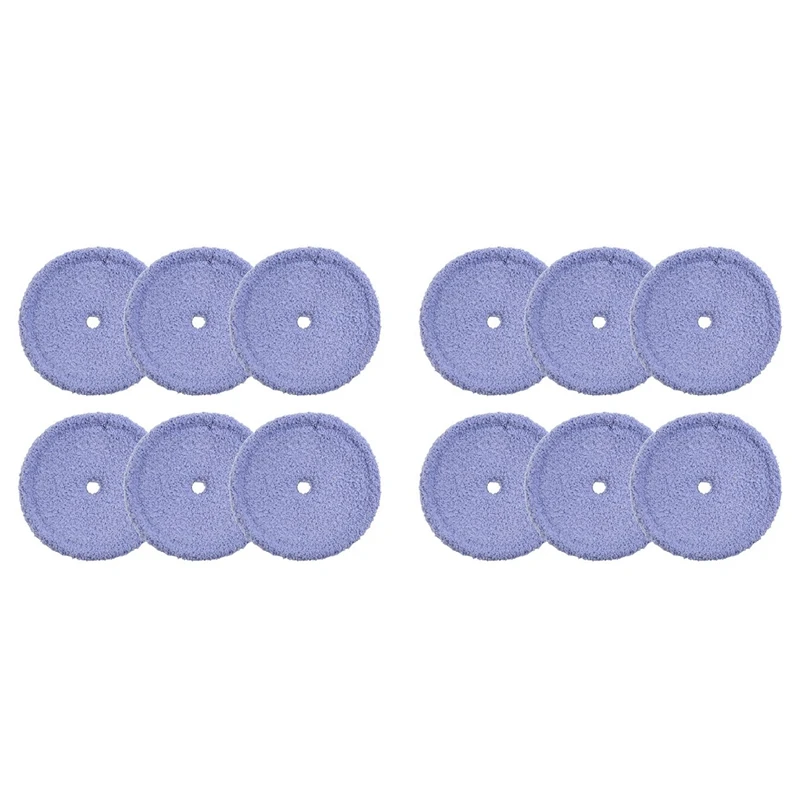 

12X Washable Microfiber Mop Pads for EVERYBOT Edge RS700 RS500 Robot Replacement Accessories