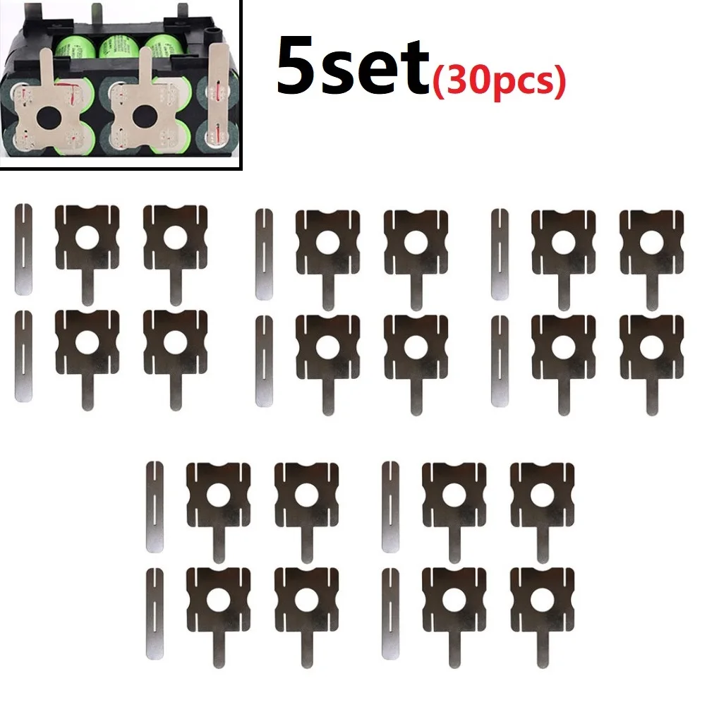 

5set 30pcs Lithium BatteriesY -shaped Nickel Strip Nickel Plated Steel Strap Strip Sheets Connector Battery Plating Nickel Sheet