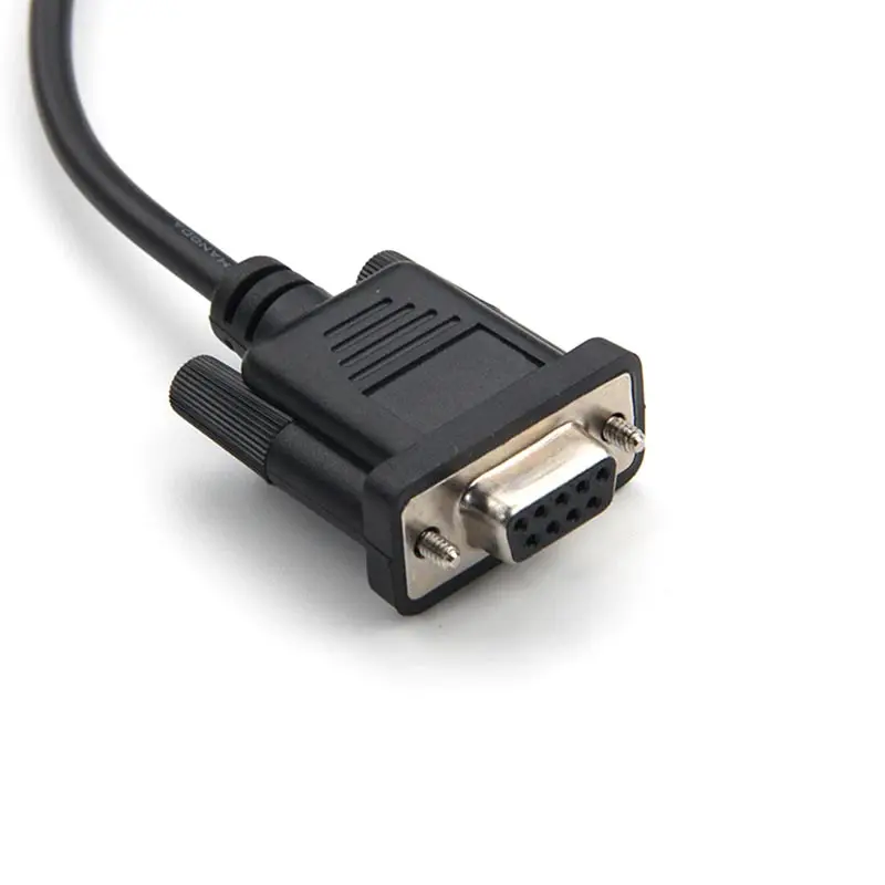DB9 RS232 Auf RJ11 6P4C Serielles Konsolenkabel PVC 6 Fuß Plug & Play