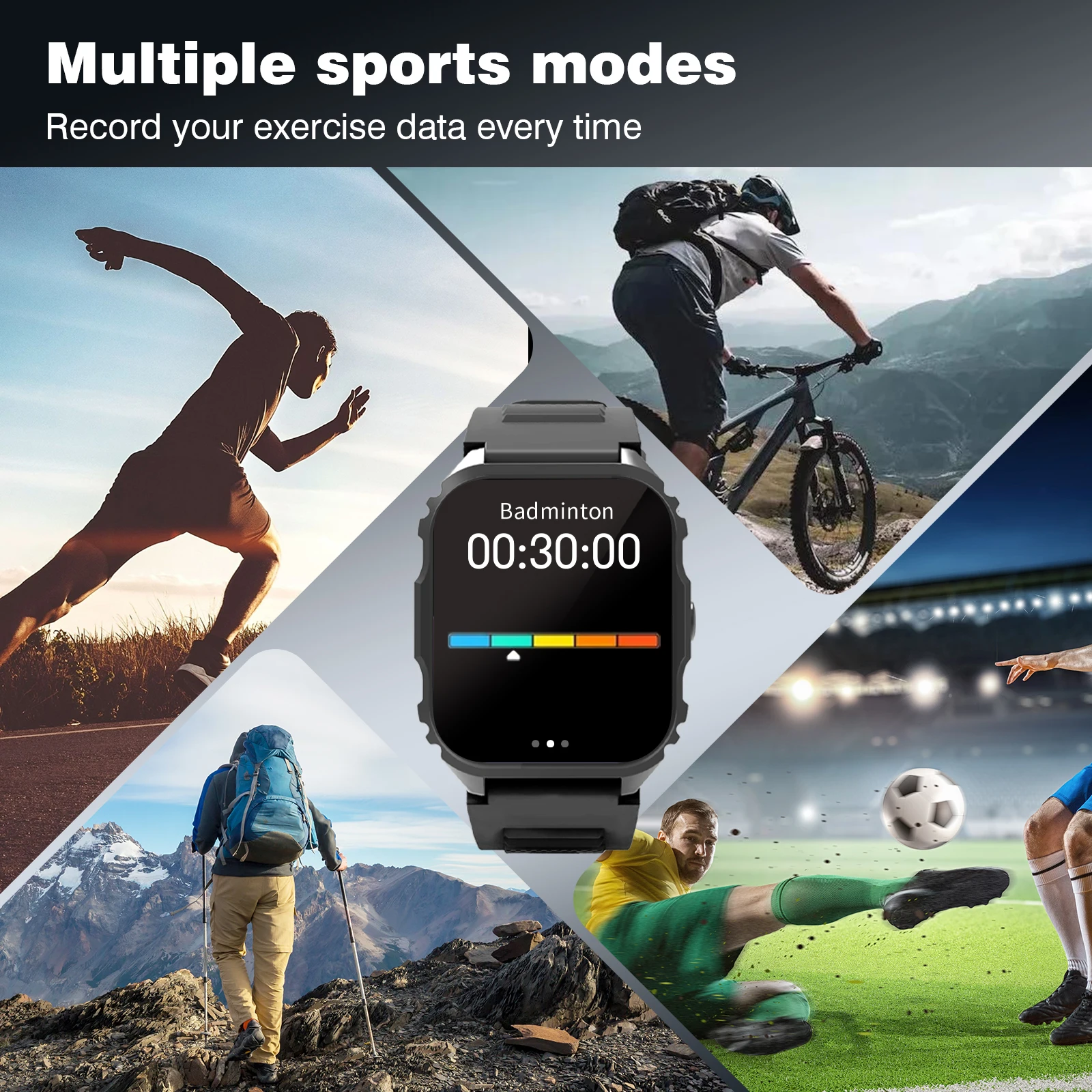 2025 Smart Watch, Answer, Make, Call, Message Preview, Sport Modes, DIY, Dial, Weather Forecast, compatible with Android and iOS 5