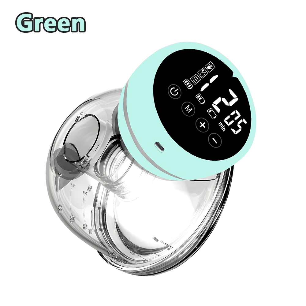 1Pcs Smart Electric Pumps Portable Hands Free Wearable Pump Breast Milk Extractor Collector_voghion.com