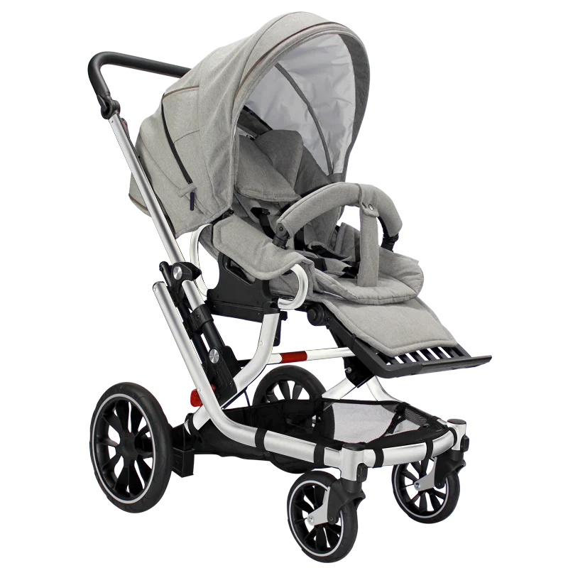 

Popular sale China factory Baby stroller 360 degree rotation function hot mom baby carriage Pu leather pushchair pram