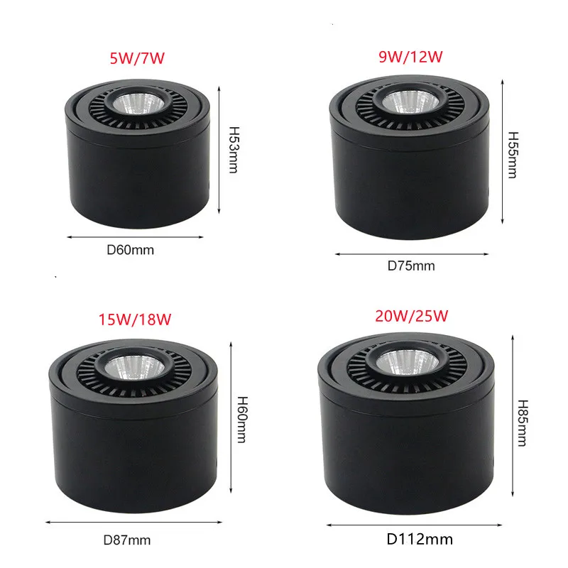Downlight õ   360    LED COB ǥ Ʈ 5W-25W õ Ʈ Ʈ ׸ 