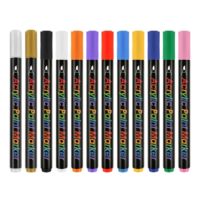 Felt Tip Markers Fine Tip Pens Fast Drying For Journaling For Planning -  Art Markers - AliExpress