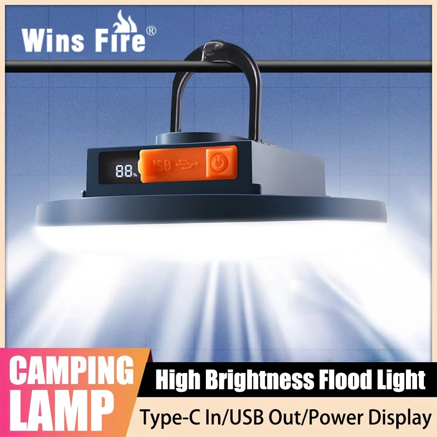 Lámpara de Camping Solar Recargable con Luz LED y Gancho, por Sólo 19 Lámpara de Camping Solar Recargable con Luz LED y Gancho, por Sólo 19