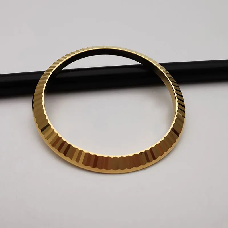 Cornice Per Orologio In Acciaio Inossidabile Placcato Oro Vsf 904L Per 41Mm Datejust 126333, Parti Dell'Orologio