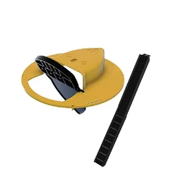 Enhanced Automatic Reset Mouse Trap for Indoor and Outdoor Use - Intelligent Design with Flip Cover (Yellow)