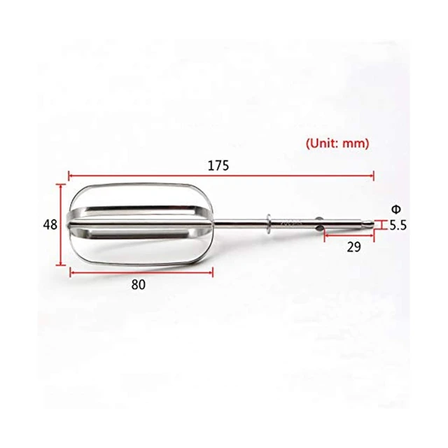 Beater Whisk Handheld Electric Mixer Egg Beater Replacement Attachment