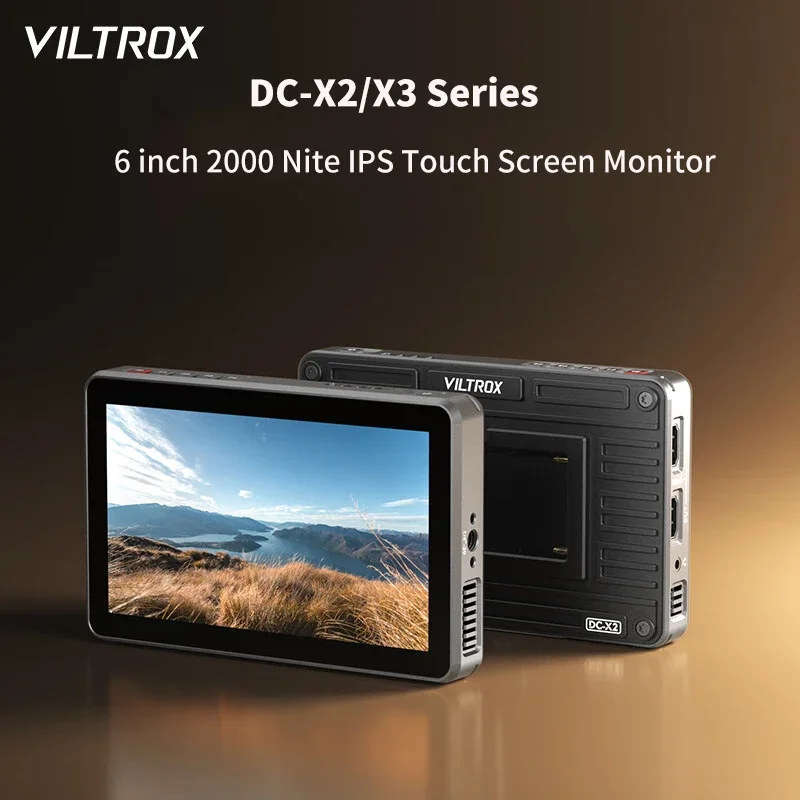 VILTROX DC-X2 DC-X3 4K 2000 Nits 6 Inch 1080P Portable Touchscreen Pro Monitor IPS HMDI SDI HD FHD Camera Monitor