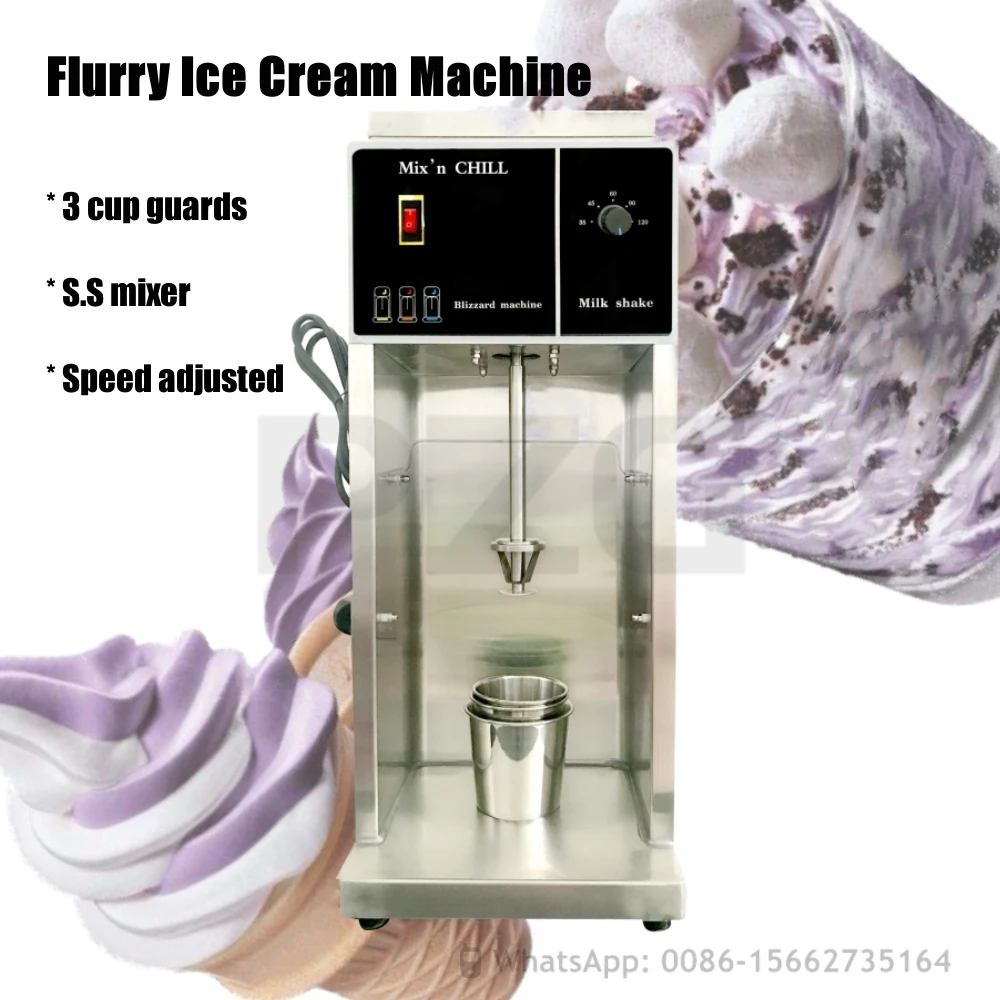 110V 220V Fruit Nut Ice Cream Blender Macchina Per Gelato Tè Al Latte Soft Ice Cream Flurry Machine Snowstorm Ice Cream Mixer
