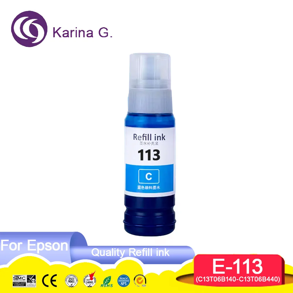 113 C13T06B140 T06B Premium Color Compatible Water Based Bottle Refill Pigment I