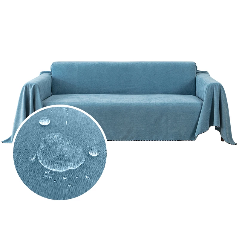 thumbnail image 1 of Manta de sofá impermeable, multiusos, color sólido, funda para muebles, tela duradera, a prueba de polvo, antiarañazos, decoración para el hogar y la sala de estar, 1 of 5