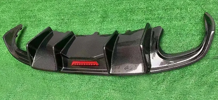 For Audi A5 S5 Coupe 2009-2011 Sports Carbon Fiber Back lip Car Bumper Diffuser Rear Splitters Car Accessories body kit