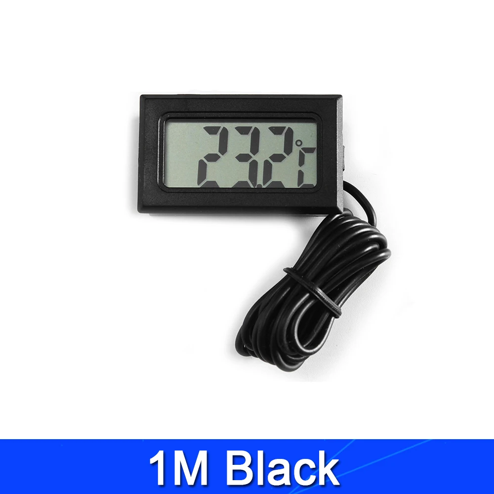Waterproof LCD Digital Thermometer with Wide Temperature Range for Indoor and Outdoor Use