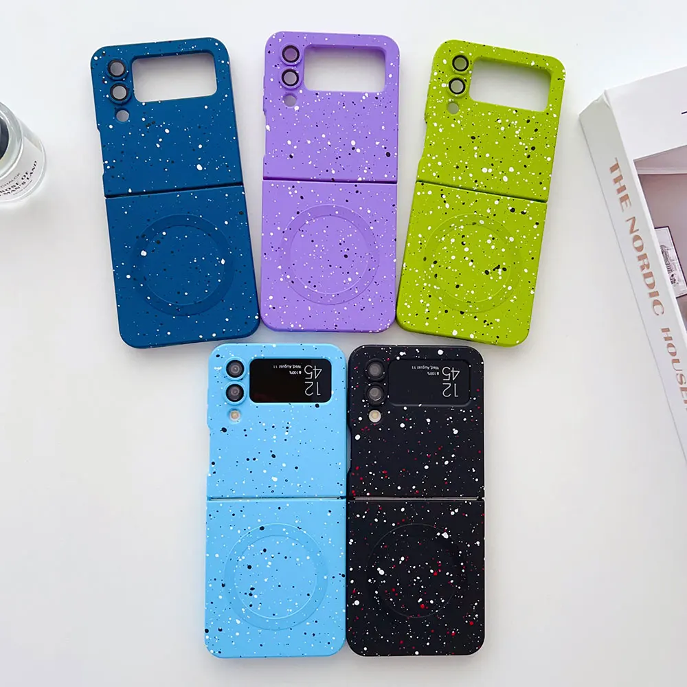 Magnetic Wireless Charging Soft Matte Star Cover Case