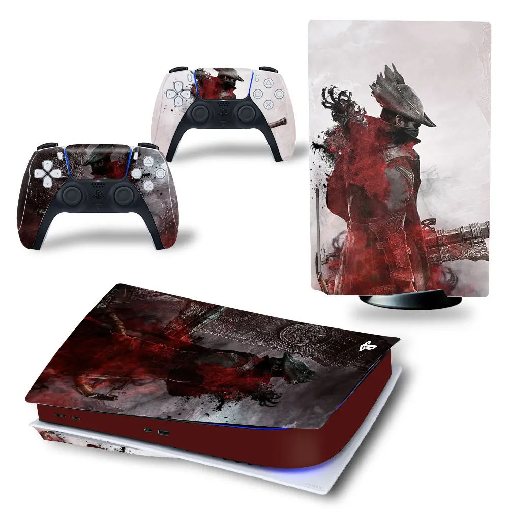 Bloodborne Ps5 Standard Disc Edition Skin Sticker Decalcomania Cover Per Console Ps5 E 2 Controller Ps5 Skin Sticker #3989