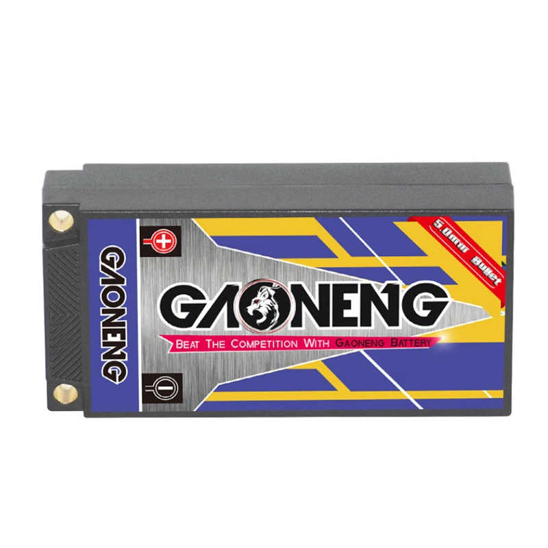 GNB 2S Shorty 7.4V 6300mAh 140C/280C RC Lipo Battery With 5mm Bullet Deans Ultra Plug for RC Car Truck Boat FPV Drones Parts