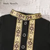 Baby boy arabic style clothes 3 colors black green white printed short sleeved rompers holiday Ramadan jumpsuits photo props 3