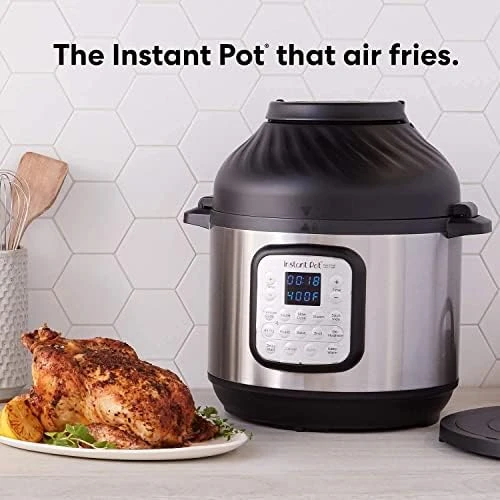 Duo Crisp 11-in-1 Air Fryer and Electric Pressure Cooker Combo with  Multicooker Lids that Air Fries, Steams, Slow Cooks, Sautés - AliExpress