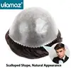 0.08-0.10mm Knotted Skin Hair Toupee Microskin Man Hair Prosthesis 100% Human Hair Male Wig Mens Hair Replacement System Unit 2