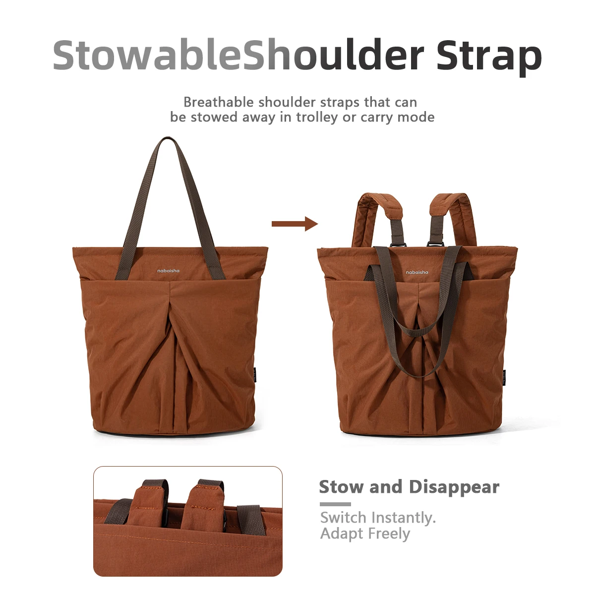 Dual-Purpose Large-Capacity Storage Tote Bag for Men and Women, Sports Cross-Body Handbag, Commuting to Work Backpack, Personalized School Bag for Students