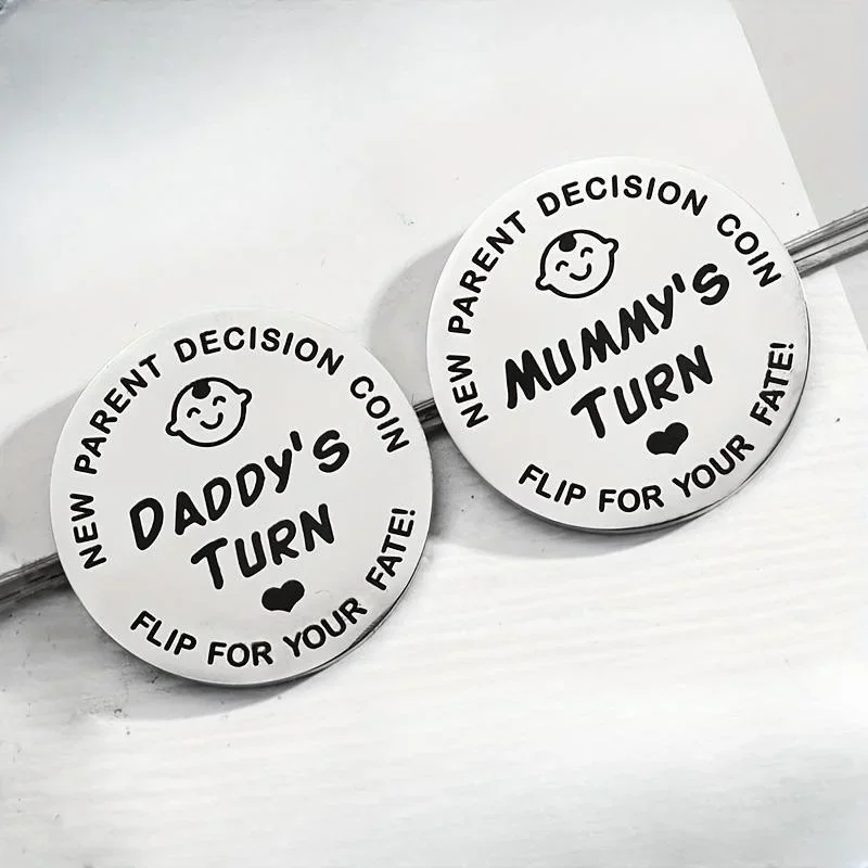 Double-Sided Funny Baby Gift Decision Coin 1pc