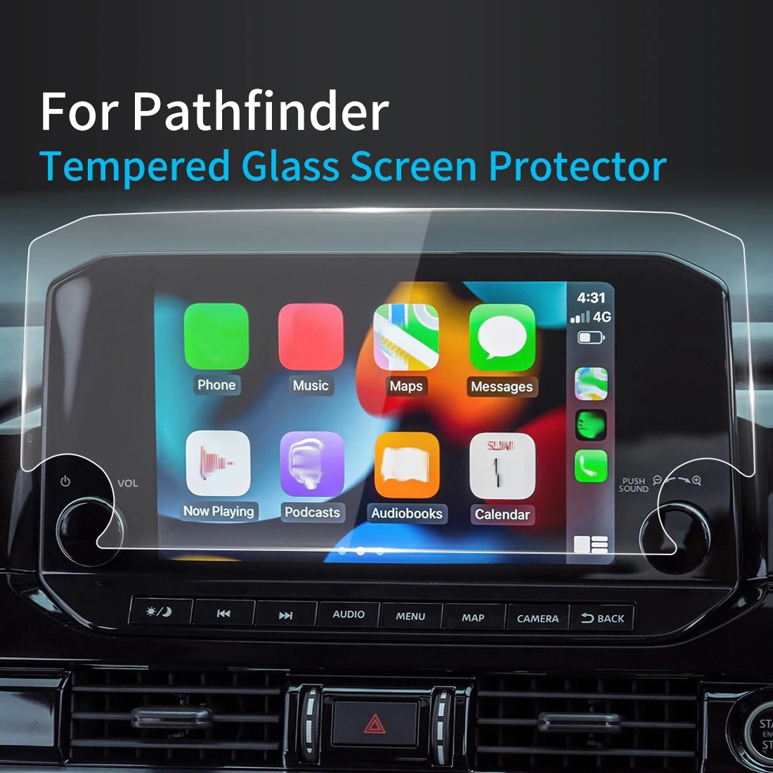 

Car Stickers Screen Protector For Nissan Pathfinder 2023 Display Tempered Glass Protective Film Navigation Auto Accessory