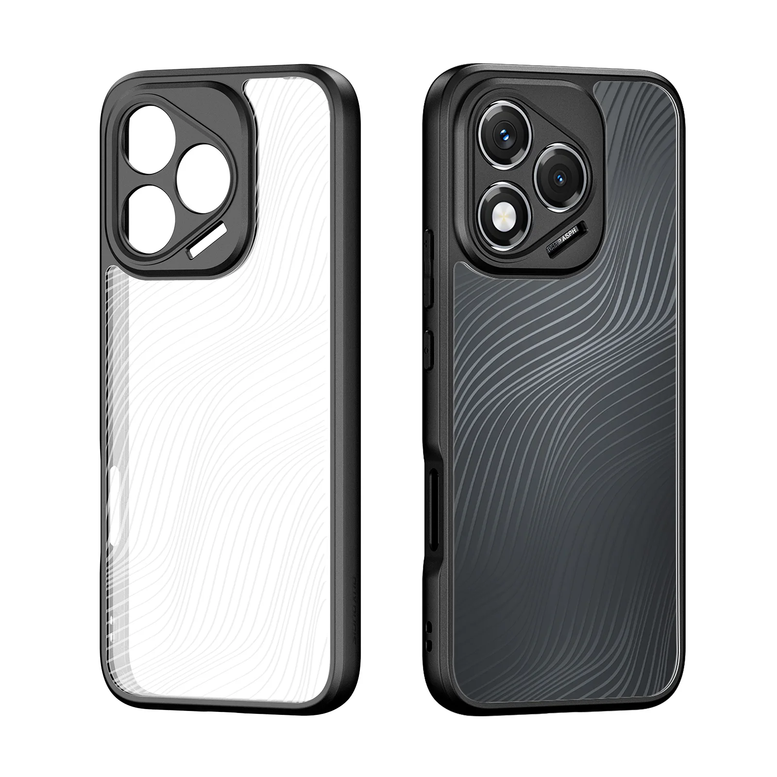 Transparent Anti-Drop Phone Case with Anti-Fingerprint Finish and Airbag Protection