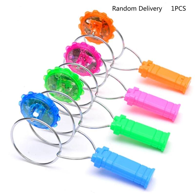 Magnetic Spinning Top Luminous Toy for Children Party Props Flashing Spinner Gyros Wheel Rotation