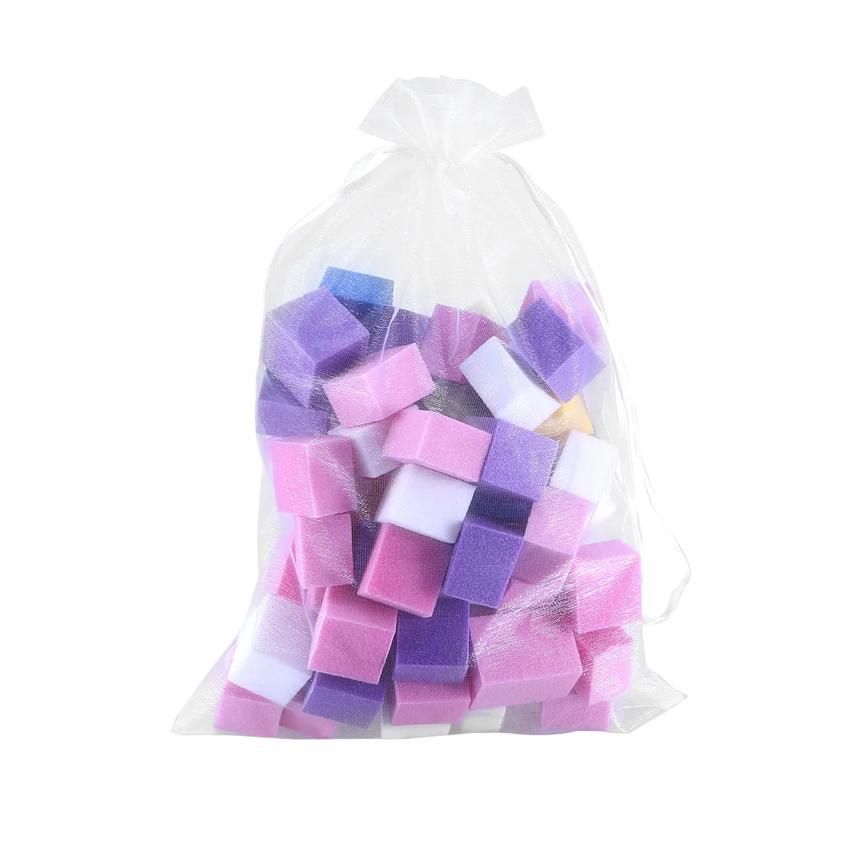 60개 스펀지 네일 파일 블록 폴리셔, 부드러운 파일링, 버핑, 네일 쉐이핑, 매니큐어 페디큐어 키트, 매끄럽고 윤기나는 마감