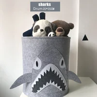 Cotton Animal Storage Basket Kids Toys Clothes Shoes Organizer Sundries Folding Storage Box Cabinet Home Basket Container 5