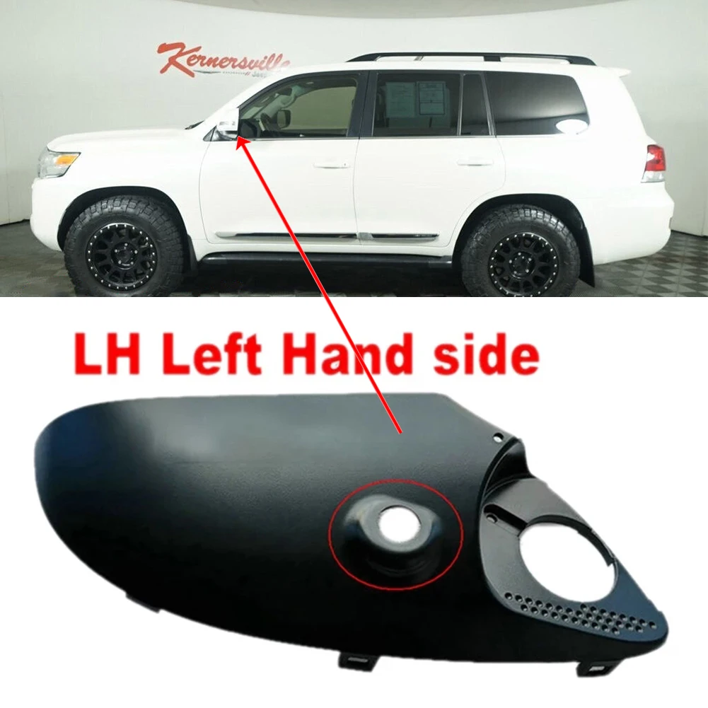 

Car Side Mirror Bottom Lower Holder Black ABS External Mirror Lower Holder Protecion White Plug-and-play Durable