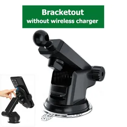 Magnetic Wireless Car Charger with Automatic Fast Charging & Infrared Induction (Suction Cup Base)