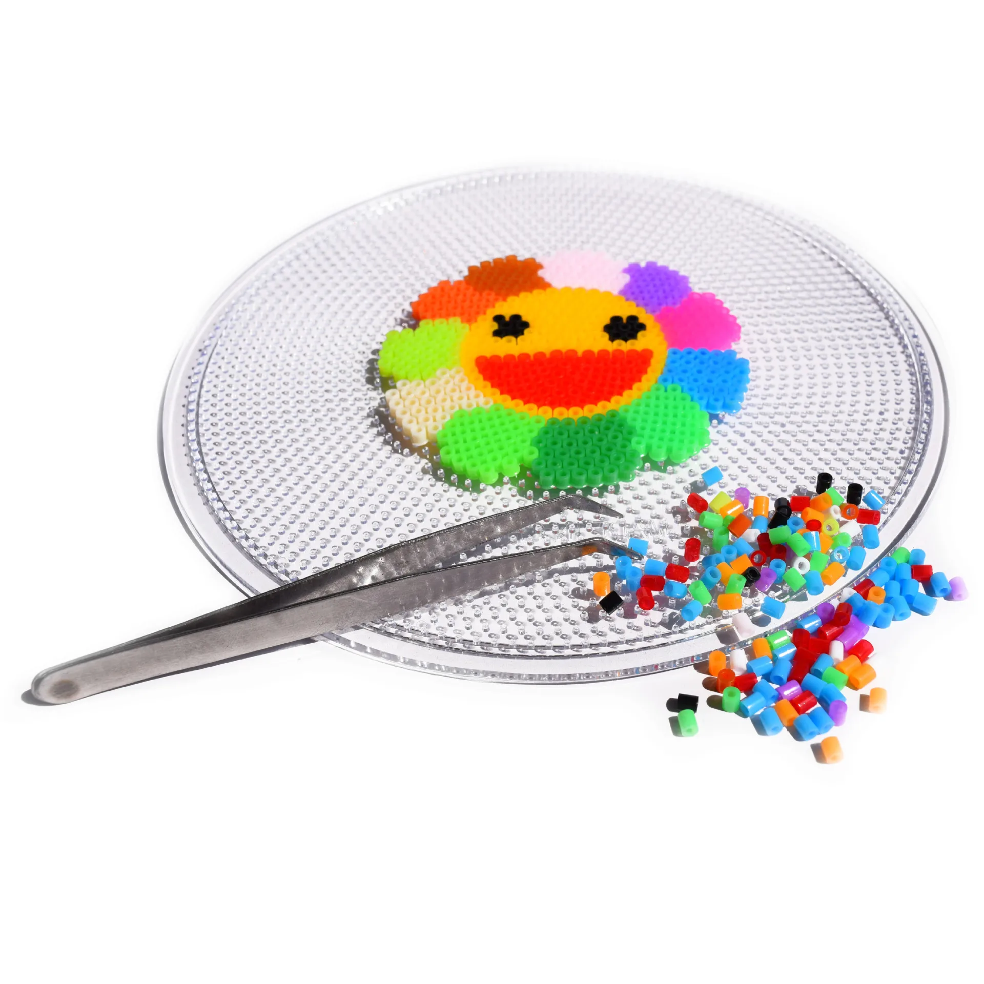 40000 Stück/2,6 mm Mini-Eisenperlen Pixel-Puzzle Eisenperlen in verschiedenen Farben für Kinder Hama-Perlen Perler-Perlen DIY Geschenkspielzeug 1 Set mit 4 Farben – Detail 32
