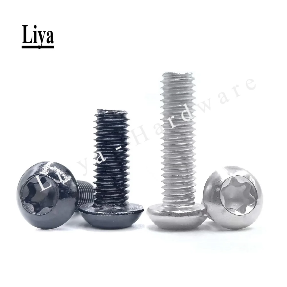 5-50pcs torx screw M2 M2.5 M3 M4 M5 M6 M8 A2 Stainless Steel Torx Button Head Tamper Proof Security Screw