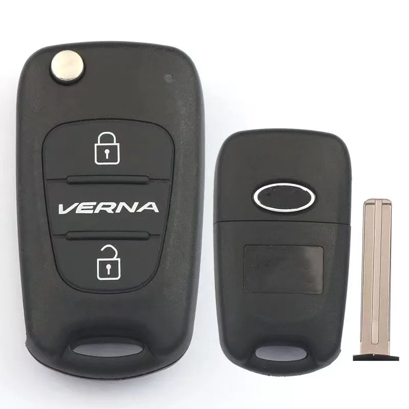 

Чехол для дистанционного ключа для Hyundai I20 I30 IX35 I35 Accent Kia Picanto Sportage K5 3 кнопки раскладной складной дистанционный ключ