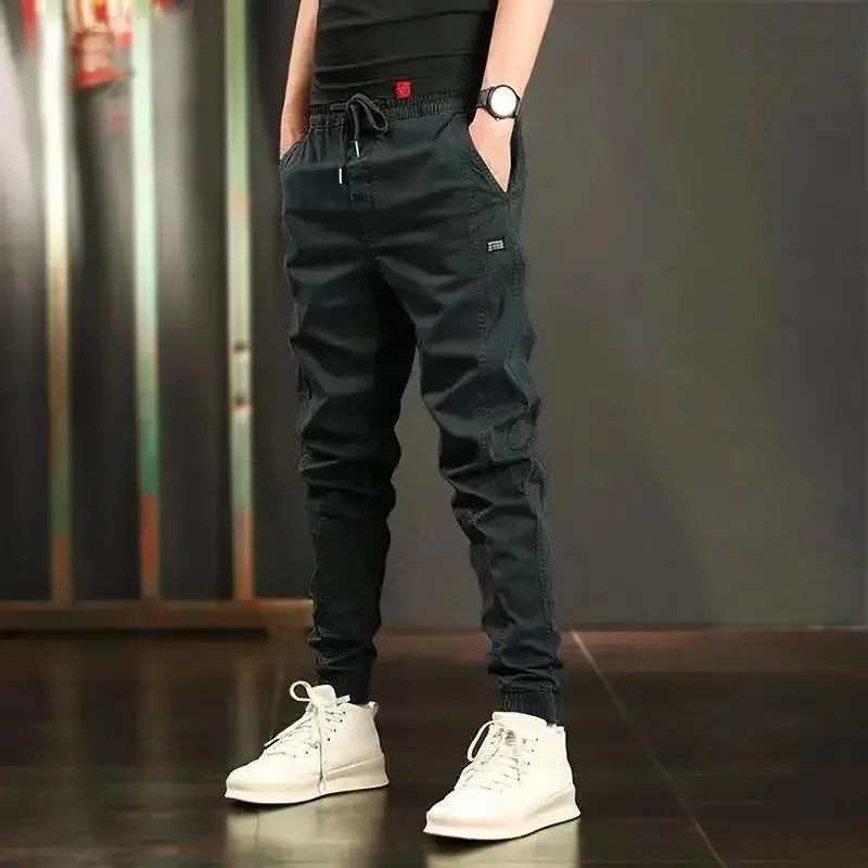 Pantalones para hombre, nuevos pantalones cargo casuales de primavera y verano para hombre, moda de lujo, estilo coreano, Y2k, vintage, emo, corte regular