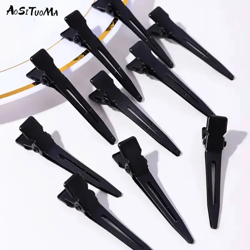 10PCS Black Duckbill Hair Clips Nonslip Alligator Hair Clips Barber Salon Styling Dying Accessories hair clips hair accessories