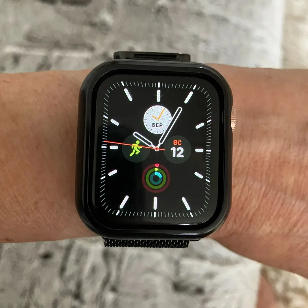 Sleek Aluminum Frame Metal Case Bumper for Apple Watch – No Screen Cover