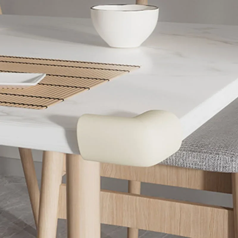 Soft Baby Proofing Corner Guards Pre-Taped Table Corner Protector for Child Safety Furniture Bumper & Sharp Edge 4pcs table corner protector