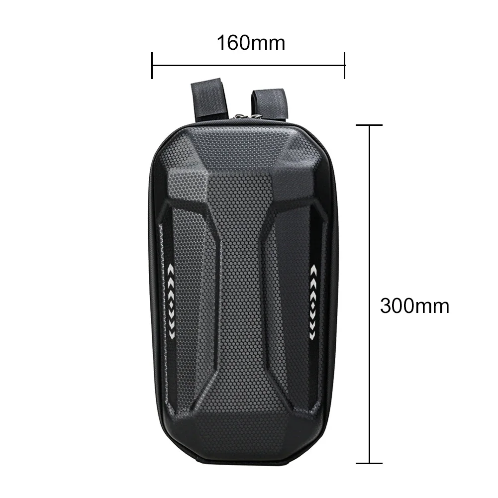 Electric Scooter Bag Double Zipper Large Capacity Universal Waterproof Electric Scooter Handlebar Bag for Kugoo M4