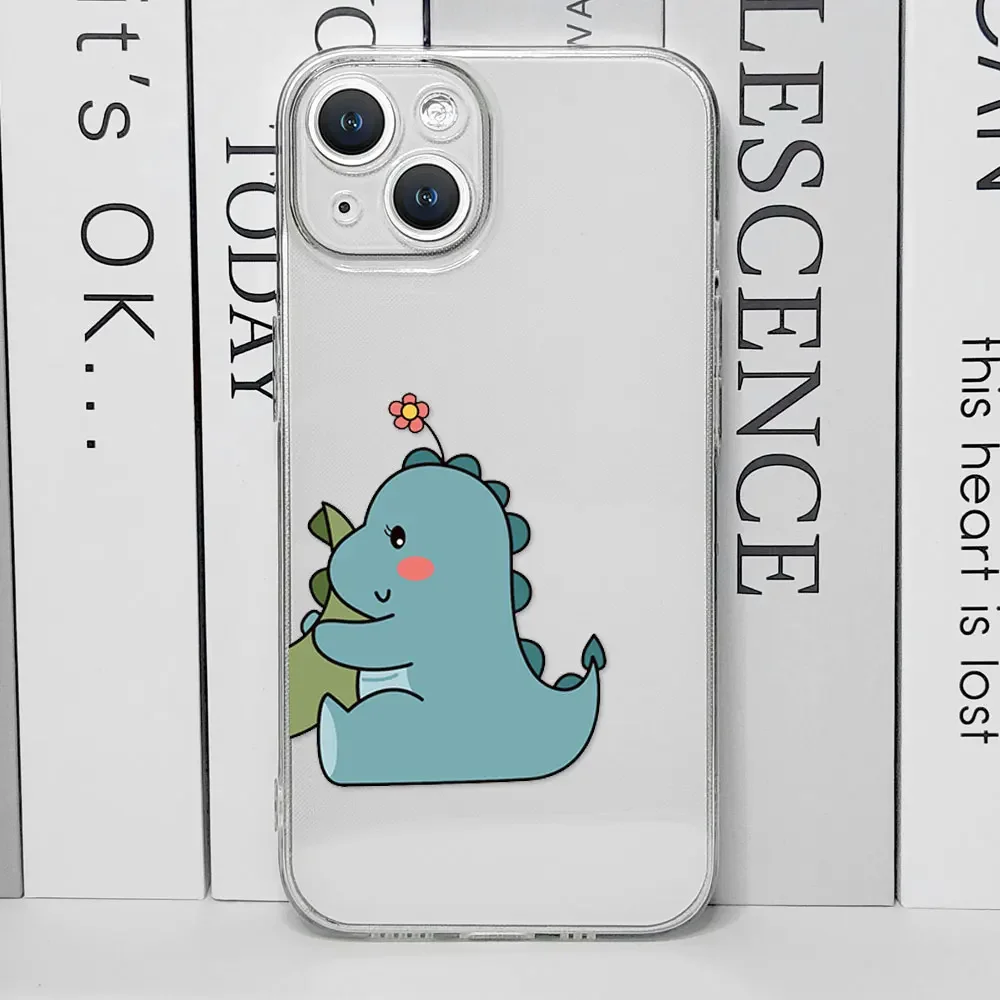 Cute Green Pink Dinosaur Couple Clear Phone Case for IPhone 13 12 11 14 15 16 Pro MAX XS X SE2 7 8 Plus Soft Paired Cover Fundas 6 Cute Green Pink Dinosaur Couple Clear Phone Case for IPhone 13 12 11 14 15 16 Pro MAX XS X SE2 7 8 Plus Soft Paired Cover Fundas – Bild 6